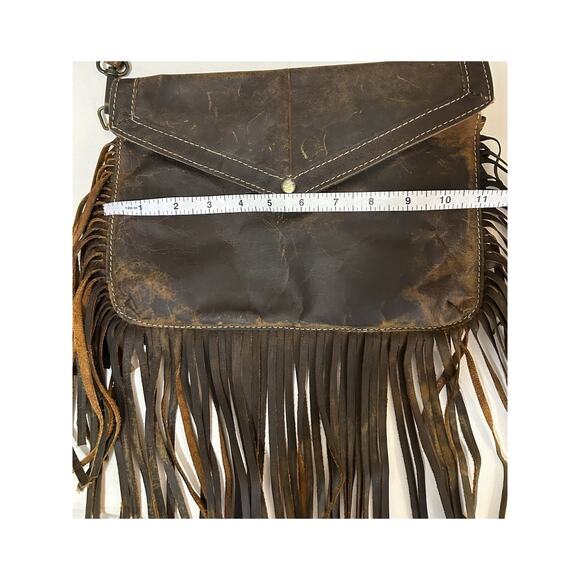 Myra Cowgirl Lover Fringe Western Bag Leather Crossbody Boho Festival Rodeo - Picture 13 of 14